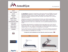 Tablet Screenshot of aemedigym.es